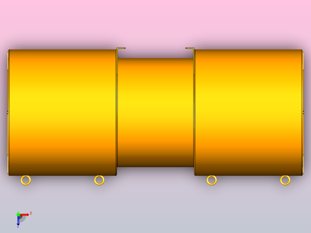 隧道风机3俯视图