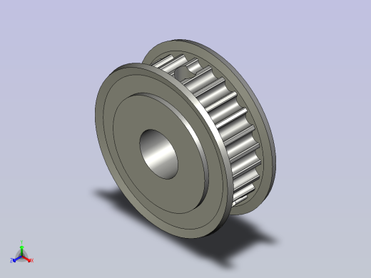 EUL02-3GT3060-26-A-P-d8电机侧有挡边带轮