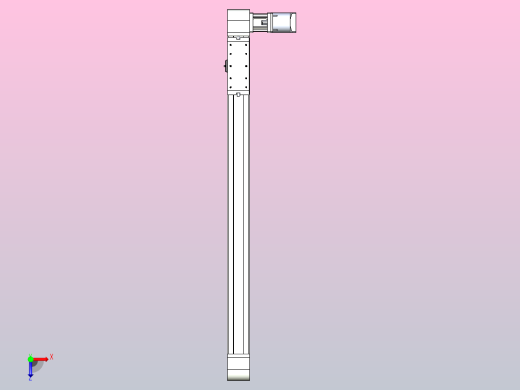 带式直线轴半闭式TPA-ONB-100-232-L1150-DL-J90-N3俯视缩略图