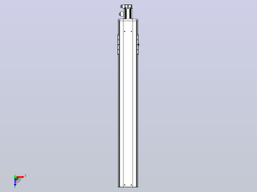 日规模组半封闭丝杆TPA-HNR-220D-3210C-L1400-M-Y-P1K-N3俯视缩略图