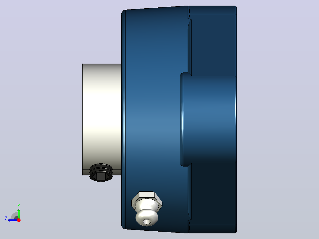 轴承主轴箱右视图