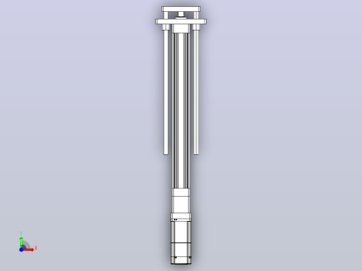 轻载电动缸TPA-ESR40-1210C-L350-M-QDX-W-P40-C3前视缩略图