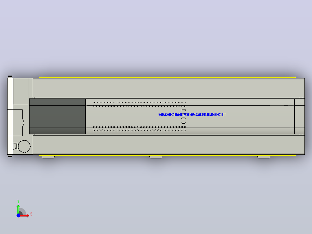 三菱PLC-CPU-FX3U-128M前视图