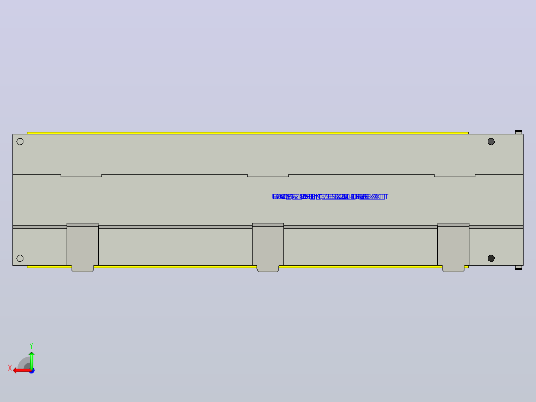 三菱PLC-CPU-FX3U-128M后视图