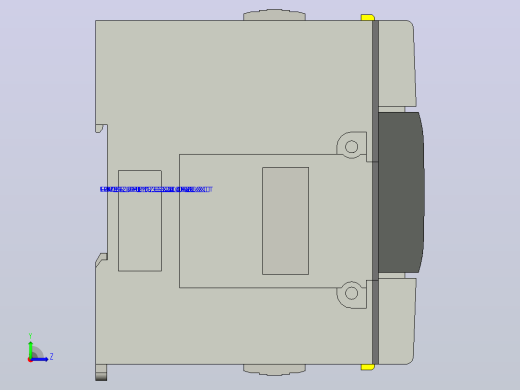 三菱PLC-CPU-FX3U-128M左视缩略图