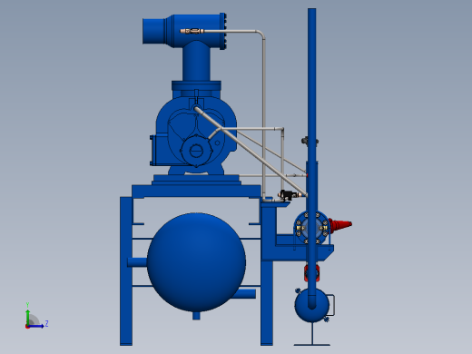 分离器分离设备3d-oil-separator-1832-模型格式为 sw左视缩略图