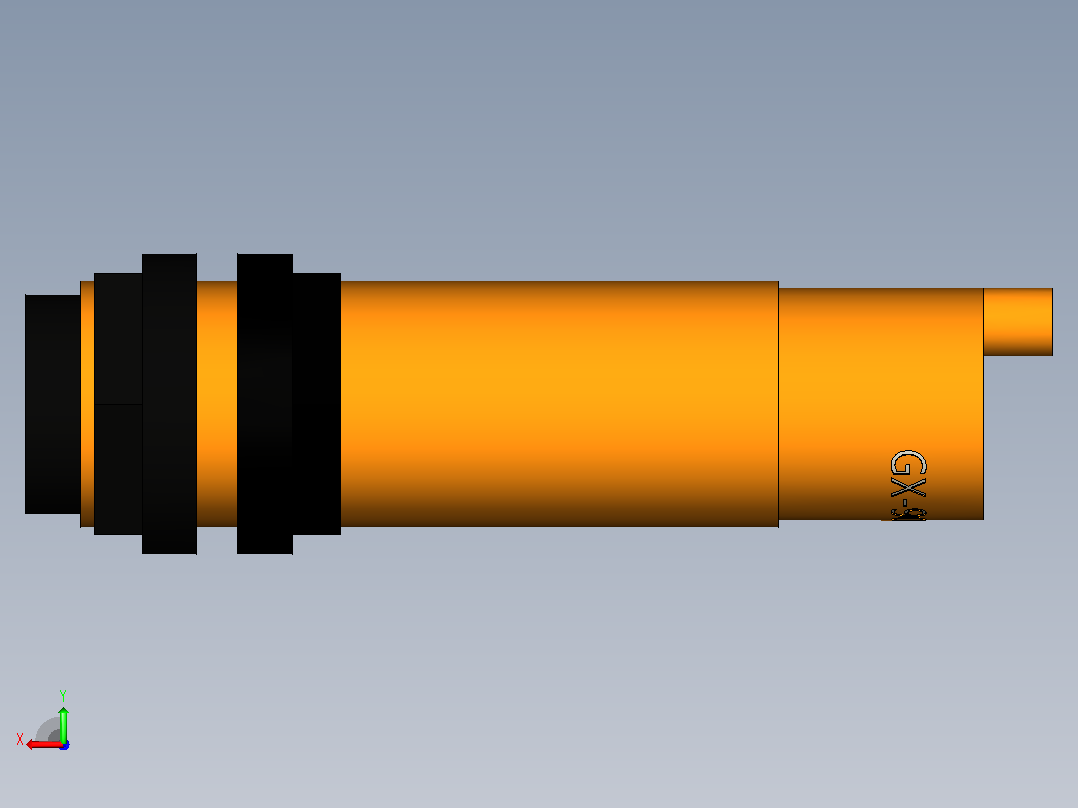 GX-90-3探边光电开关后视图