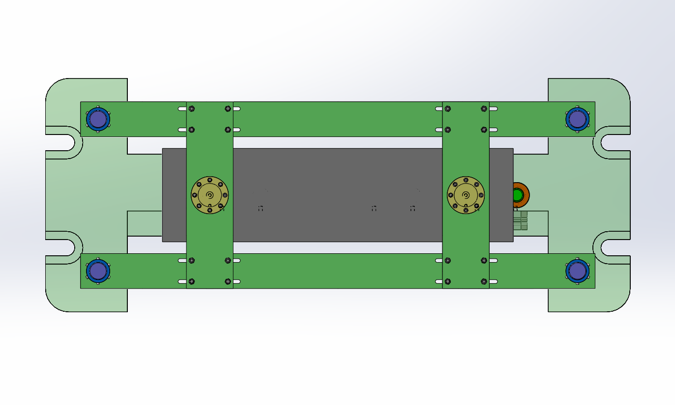 石墨块生产线夹具设计（两套）（SW+CAD）