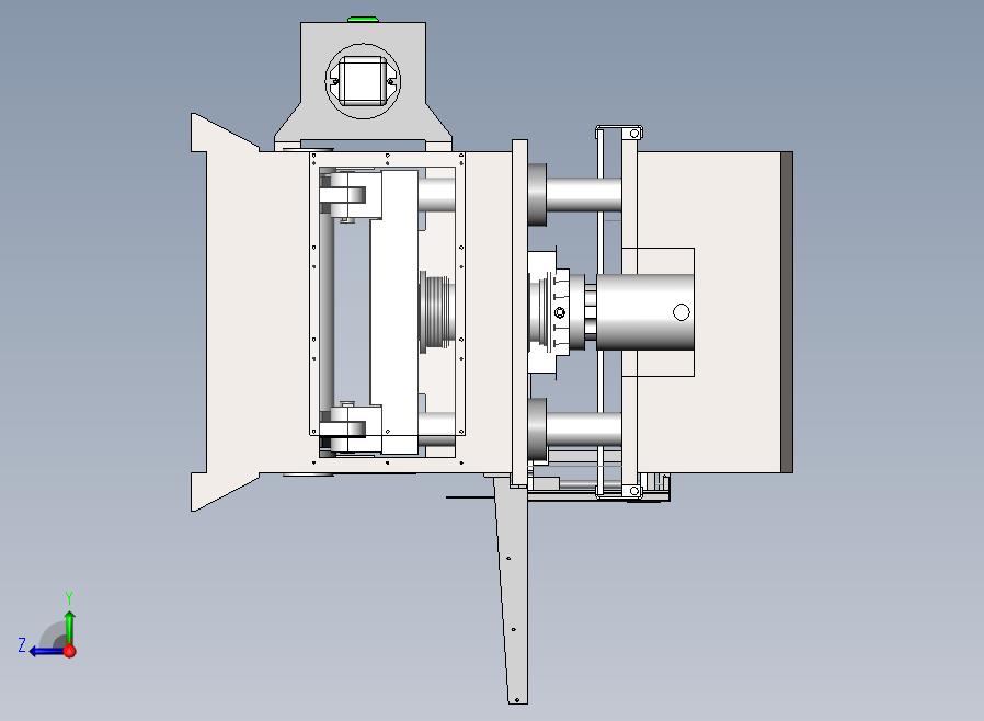 A29-吸塑液压裁断机右视图