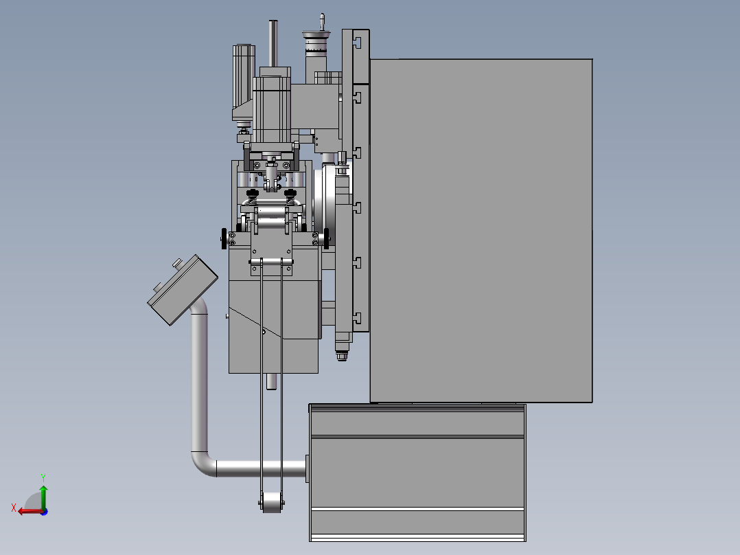 SS410 卷绕机后视图