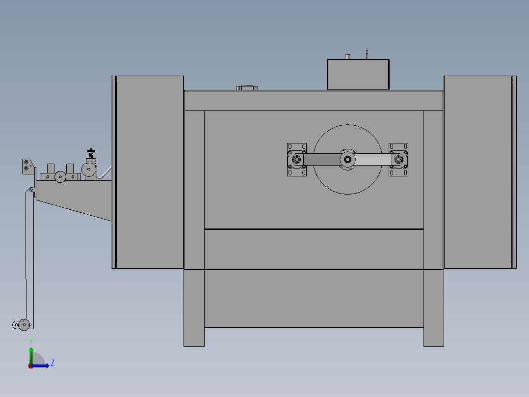 SS410 卷绕机左视图