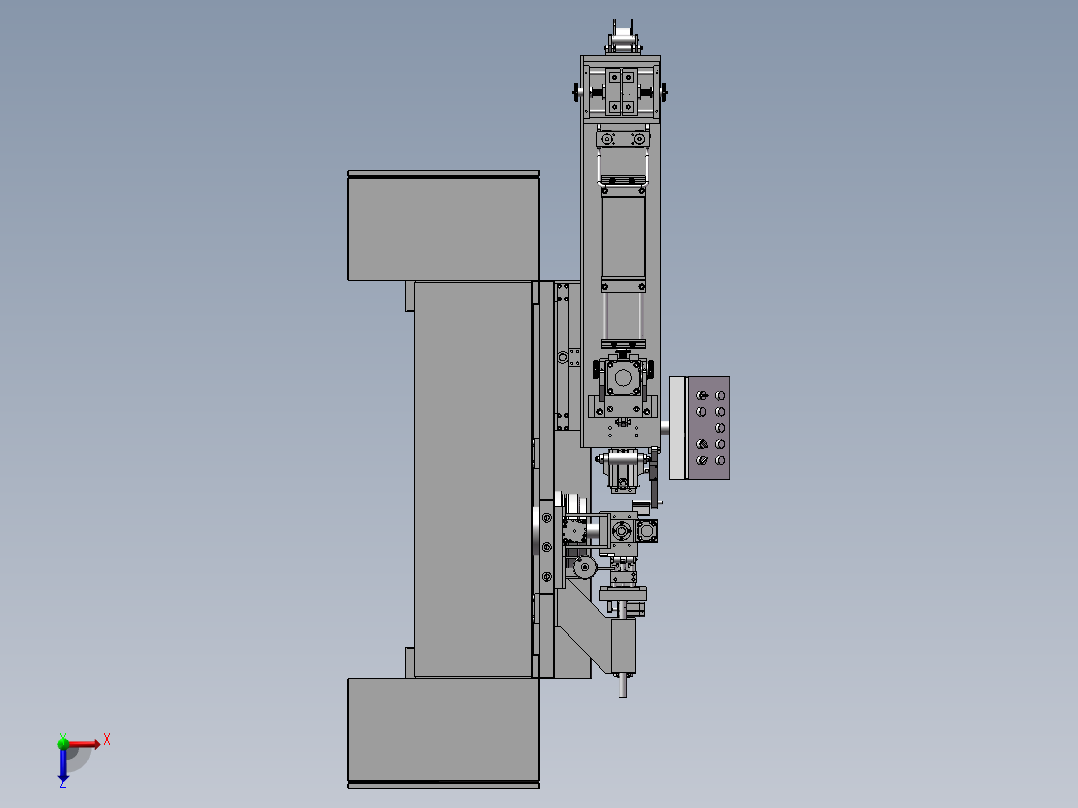 SS410 卷绕机俯视图