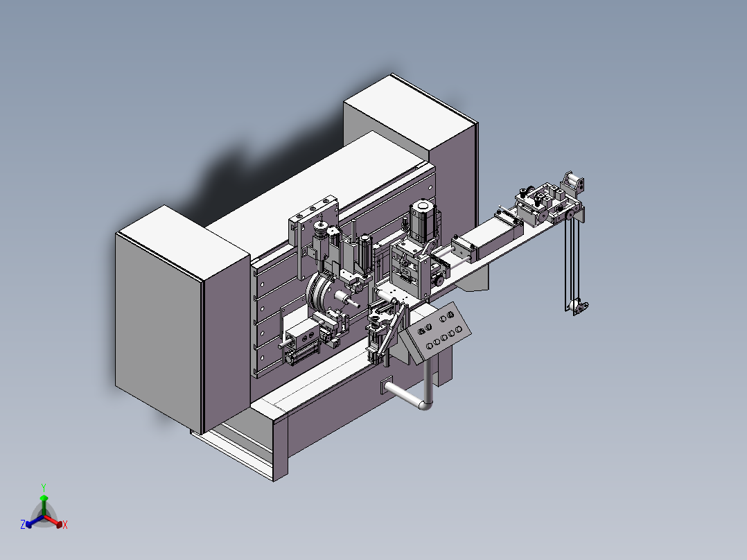 SS410 卷绕机正等轴测图