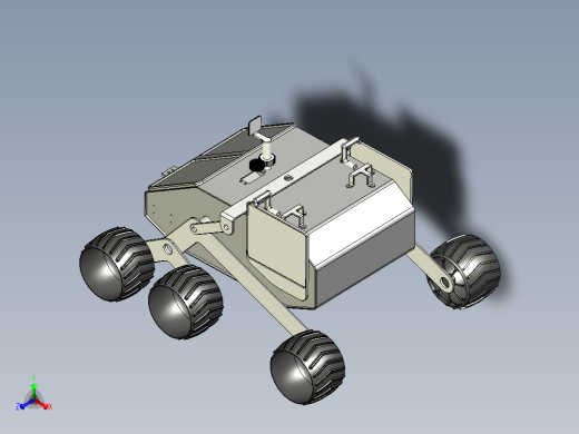 简易月球车模型3D图纸