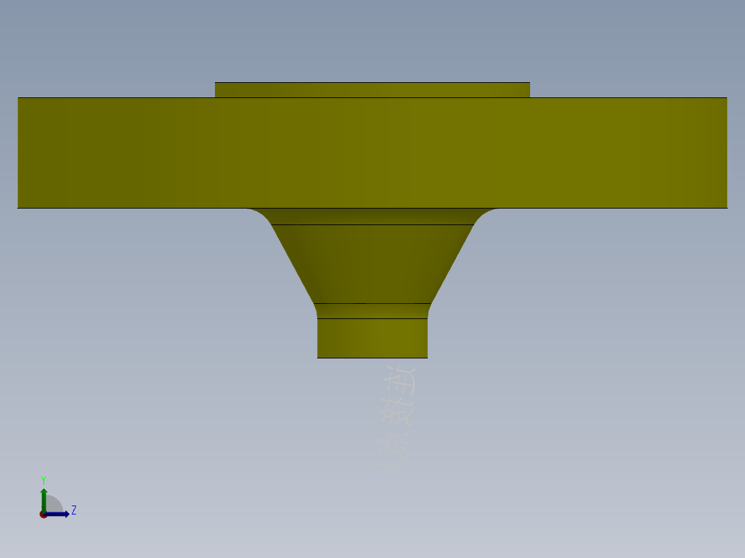 带颈对焊法兰 B系列DN10-600左视图