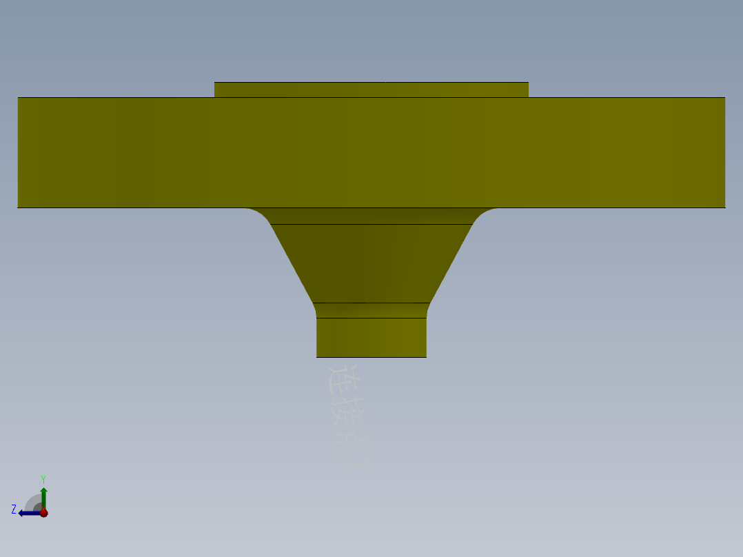 带颈对焊法兰 B系列DN10-600右视图