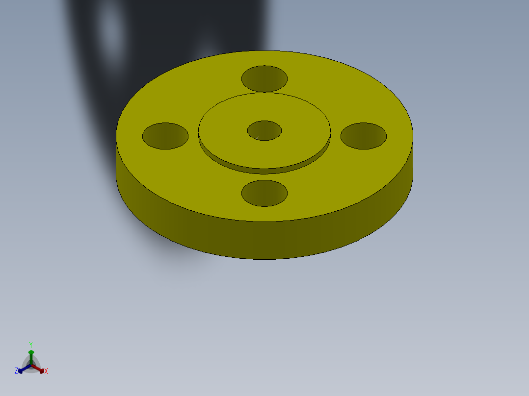 带颈对焊法兰 B系列DN10-600正等轴测图