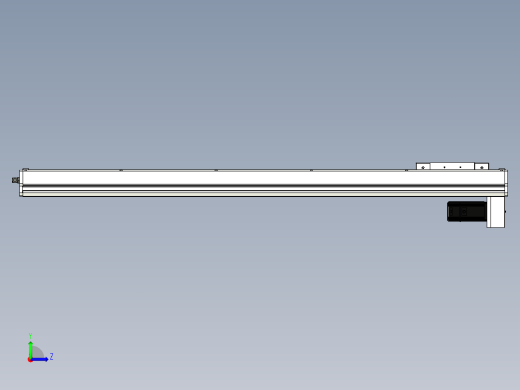 Toyo东佑达直线模组-ECH17-1200-BM-400W左视缩略图