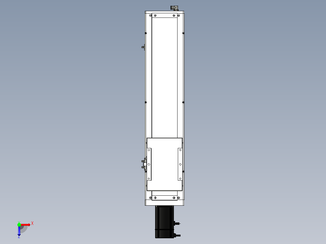 Toyo东佑达直线模组-ECH17-500-BC-750W-C4反俯视图