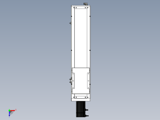 Toyo东佑达直线模组-ECH17-500-BC-750W-C4反俯视缩略图