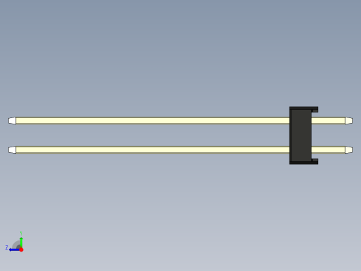 彩色公头100mil（2.54mm）系列-DS1021_black_2x16p_100mil_Type43_rev1.0右视缩略图
