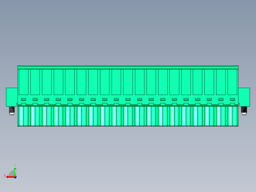 DEGSON 2EDG（M） 系列 5.0mm 螺丝锁紧可插拔接线端子组-2EDGKAM-5.0-19P-14-00AH后视缩略图