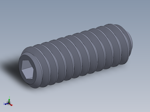 UNC 平头紧定螺钉-UNC SET SCREW 4-40 x 0.3125.SLDPRT