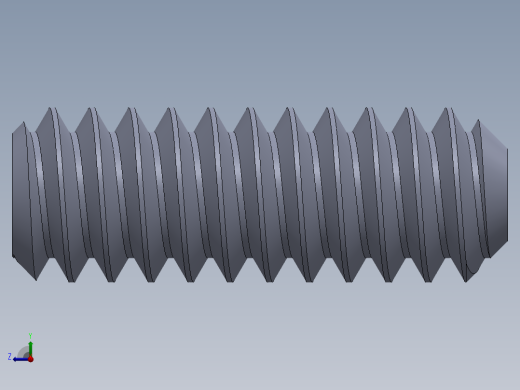 UNC 平头紧定螺钉-UNC SET SCREW 4-40 x 0.3125.SLDPRT右视缩略图