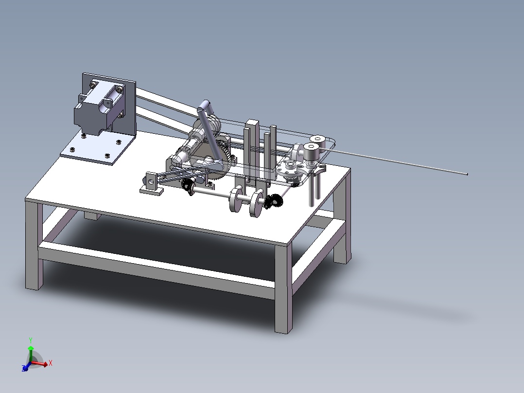 自动制钉机机构原理模型