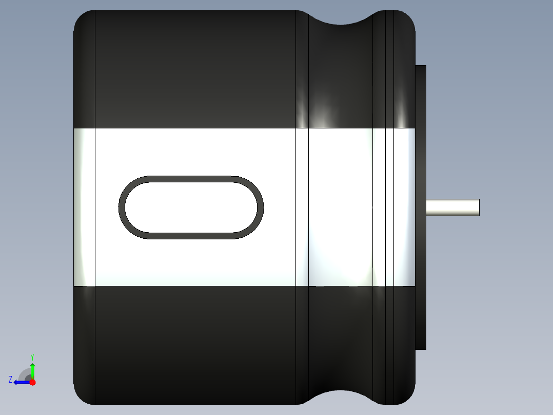 无源元件封装-CAP_RAD_D18x15_POL_BK右视图