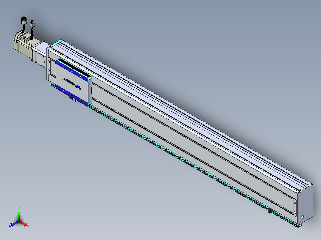 威洛博VC丝杆传动-无尘环境VC14-Lxx-C-S950-BC-ZP40-C3主视图