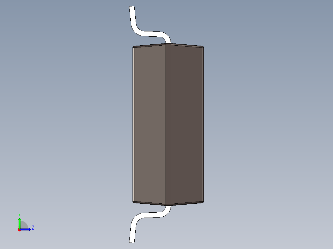 电子元件封装。这个用于晶体管光电耦合器左视图