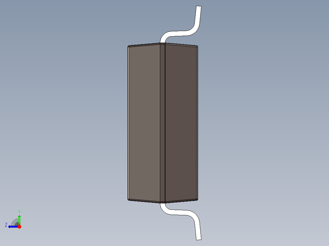 电子元件封装。这个用于晶体管光电耦合器右视图