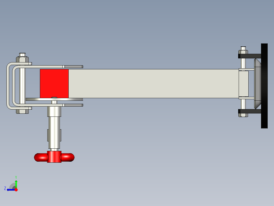 爱科支腿右视图