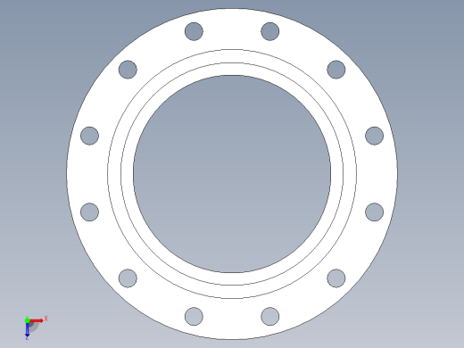 CPVC管件26-Sch80_Flange Vanstone_SOC_9854-100_10in俯视缩略图