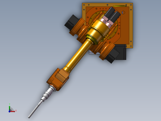 焊接机器人结构设计与分析前视缩略图