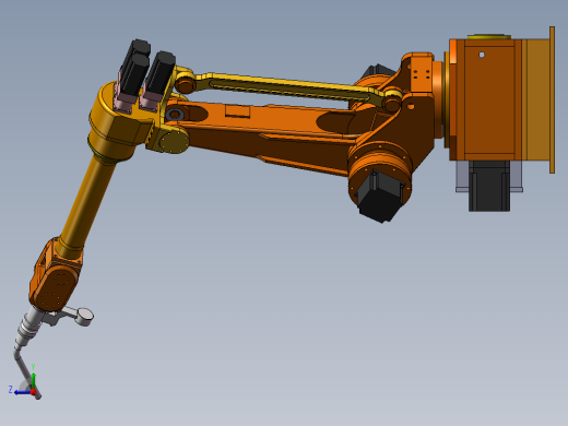 焊接机器人结构设计与分析右视缩略图