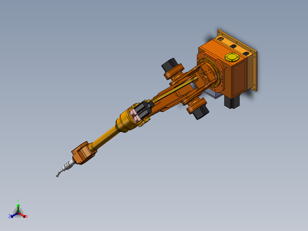 焊接机器人结构设计与分析正等轴测图