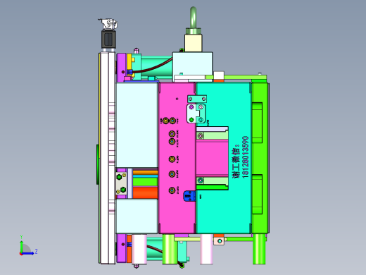 头盔模具左视缩略图