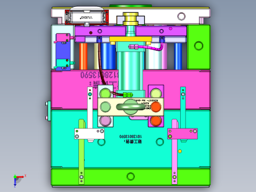 头盔模具俯视缩略图