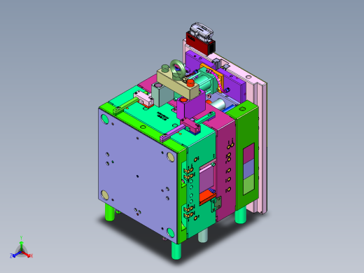 头盔模具正等轴测缩略图