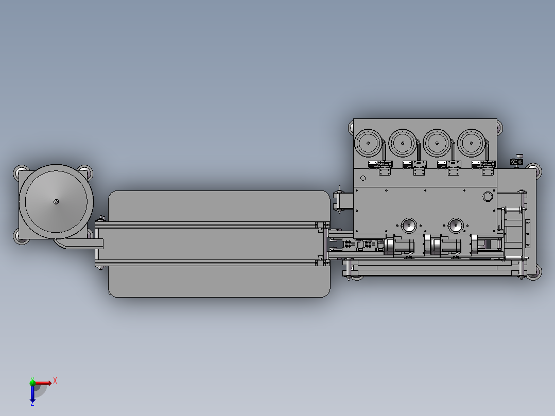 已经投产的全自动锁螺丝机、实用型锁螺丝机俯视图