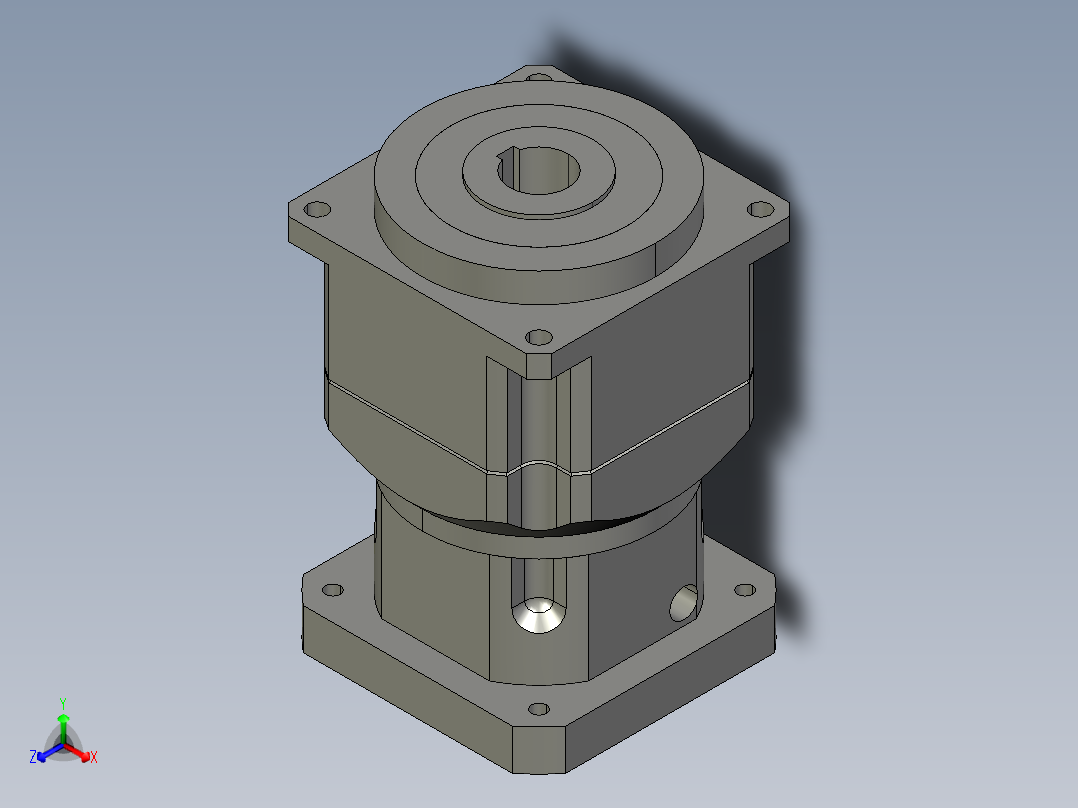 斜齿孔PGH180T-L2 35-114.3-200-M12.STEP主视图
