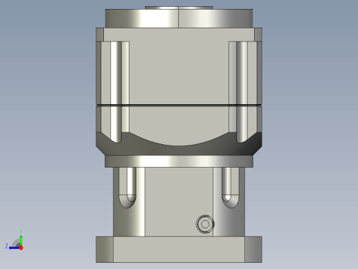斜齿孔PGH180T-L2 35-114.3-200-M12.STEP右视缩略图