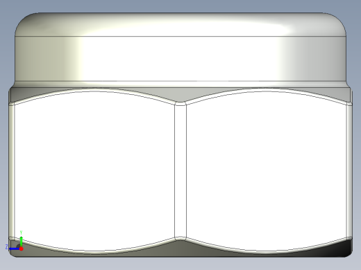 紧固件-STEP 0.2500 Lock Nut右视缩略图