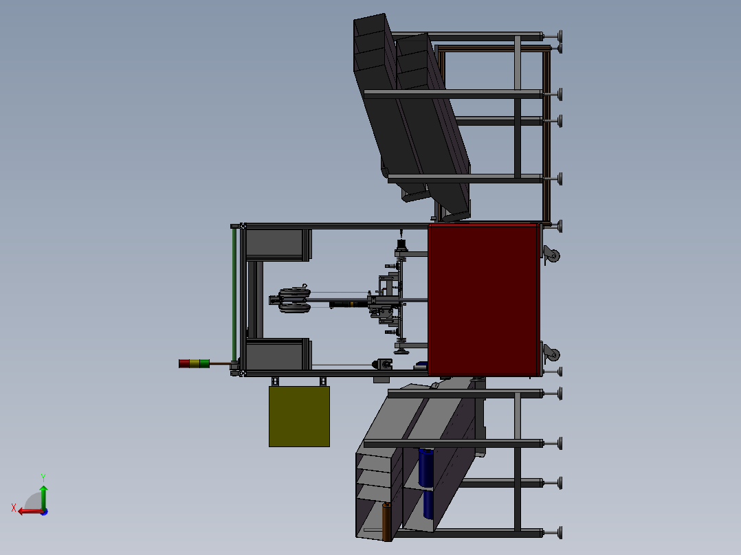 手持式自动扫码打螺丝机后视图