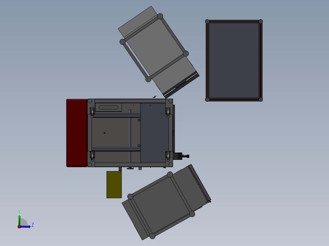 手持式自动扫码打螺丝机左视图