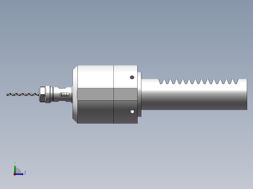 钻孔机钻头(双钻头)内部结构左视缩略图