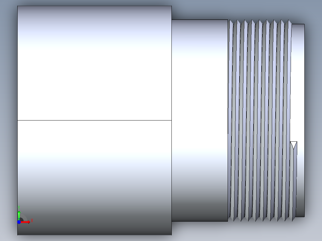 船舶管路系统S20_SeaDrainPLUS_MaleAdapter-SxMPT_37E268702_2in Sea Drain Plus - Male Thread Adapter - SxMPT前视图