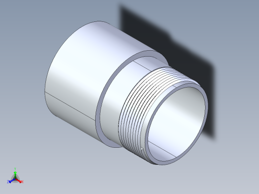 船舶管路系统S20_SeaDrainPLUS_MaleAdapter-SxMPT_37E268702_2in Sea Drain Plus - Male Thread Adapter - SxMPT正等轴测缩略图